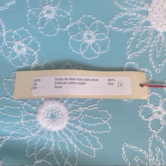 Blue Sleeveless Sheath Midi Dress with Square Neckline - Picture 4 of 9